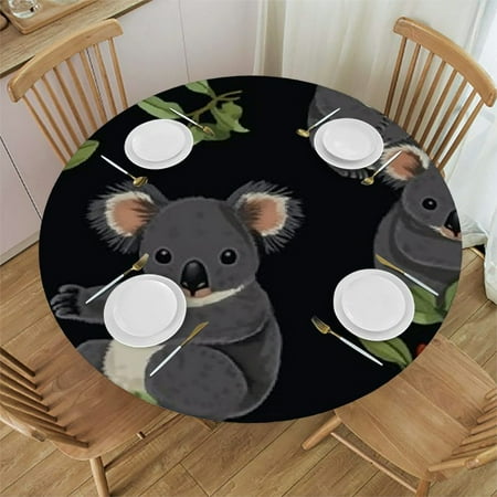 Tllo0ord Tablecloth Elastic Edged Polyester Round Table Cloth for Dinning Party - Small Round - Fits Tables 46-50
Tllo0ord Tablecloth Elastic Edged Polyester Round Table Cloth for Dinning Party - Small Round - Fits Tables 46-50