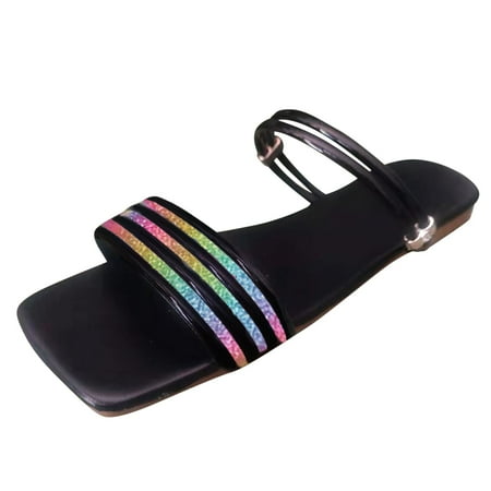 womens beach shoes Ladies Fashion Summer Colorful Rhinestone Lightweight Flat Beach Sandals Pu Black
womens beach shoes Ladies Fashion Summer Colorful Rhinestone Lightweight Flat Beach Sandals Pu Black