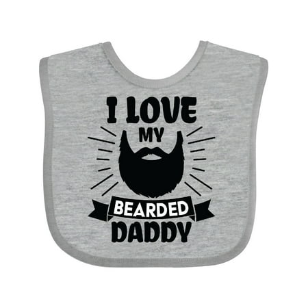 Inktastic I Love My Bearded Daddy with Beard Silhouette Gift Baby Boy or Baby Girl Bib 
Inktastic I Love My Bearded Daddy with Beard Silhouette Gift Baby Boy or Baby Girl Bib