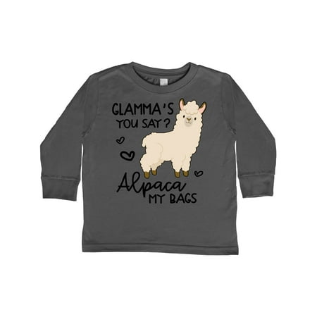 Inktastic Glamma s You Say Alpaca My Bags Gift Toddler Boy or Toddler Girl Long Sleeve T-Shirt
Inktastic Glamma s You Say Alpaca My Bags Gift Toddler Boy or Toddler Girl Long Sleeve T-Shirt