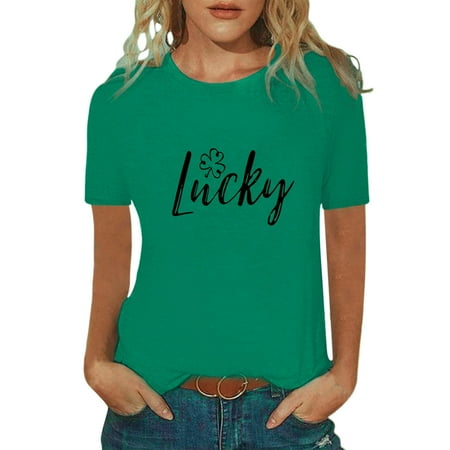 Qufokar Cooling Shirts Short Sleeve Scrub Jackets Women S St. Patrick S Day Letter Printed Top Shirt Short-Sleeved Summer Elegant Shirts Loose Spring Beautiful Shirt
Qufokar Cooling Shirts Short Sleeve Scrub Jackets Women S St. Patrick S Day Letter Printed Top Shirt Short-Sleeved Summer Elegant Shirts Loose Spring Beautiful Shirt