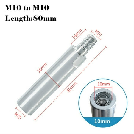 RANMEI Angle Grinder Adapter Rod Extension Rod M10 Adapters Rod Polishing Accessories