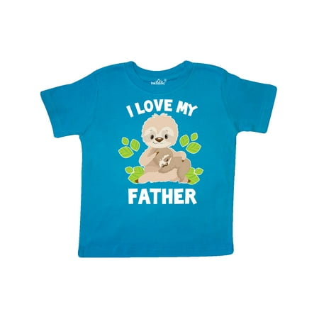Inktastic Cute Sloth I Love My Father with Green Leaves Gift Toddler Boy or Toddler Girl T-Shirt
Inktastic Cute Sloth I Love My Father with Green Leaves Gift Toddler Boy or Toddler Girl T-Shirt