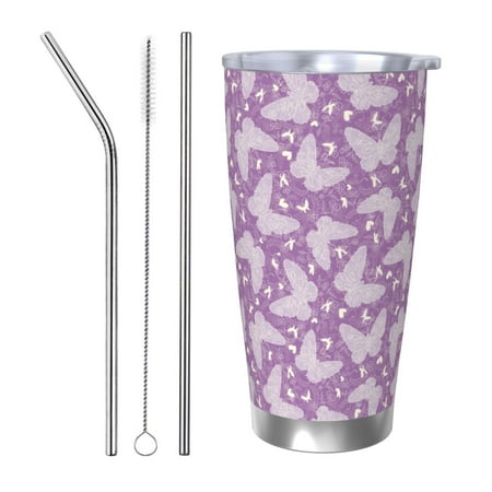 Coaee Purple Butterflies Floral for 20oz Insulated Kettle Water Bottle For Running Hiking Cycling Climbing Men S Woman Insulated Water Bottle-Straw Three-piece Set
Coaee Purple Butterflies Floral for 20oz Insulated Kettle Water Bottle For Running Hiking Cycling Climbing Men S Woman Insulated Water Bottle-Straw Three-piece Set