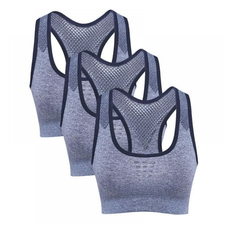 Xmarks Women Racerback Sports Bras for Women High Impact Workout Yoga - Breathable Comfortable Soft High-Strength Shockproof Running Bra(3-Packs)
Xmarks Women Racerback Sports Bras for Women High Impact Workout Yoga - Breathable Comfortable Soft High-Strength Shockproof Running Bra(3-Packs)