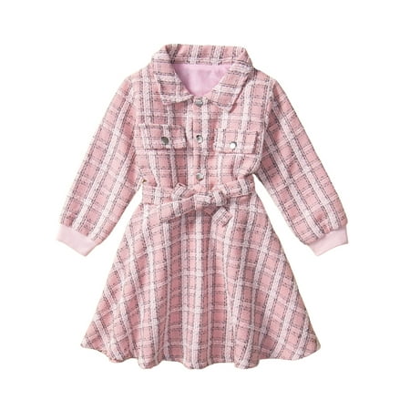 elfinBE Child Girl Long Sleeve Buttons Elegant A-line Knee Length Dress 12-24M 2-5T
elfinBE Child Girl Long Sleeve Buttons Elegant A-line Knee Length Dress 12-24M 2-5T