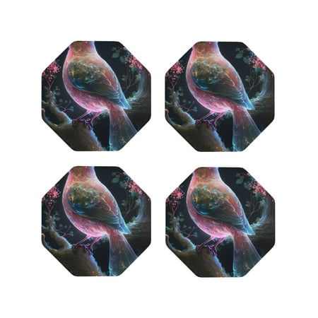 Tebeau Bird 3 Print Set of 4 Leather Drink Coasters Round Cup Mat Pad for Home and Kitchen Use 4 -Octagon
Tebeau Bird 3 Print Set of 4 Leather Drink Coasters Round Cup Mat Pad for Home and Kitchen Use 4 -Octagon