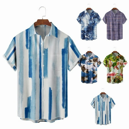 Toddler Boys Short Sleeve Hawaii Shirts Front-Pocket Summer Clothing Apparel for Men Women
Toddler Boys Short Sleeve Hawaii Shirts Front-Pocket Summer Clothing Apparel for Men Women