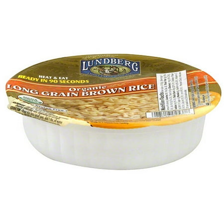 Lundberg Family Farms Organic Long Grain Brown Rice, 7.4 oz Pack of 12