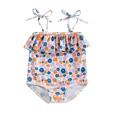 Liliz Baby Girls Bikini Lacing Spaghetti Straps Ruffled Flower Print Summer Swimsuit for Beach
Liliz Baby Girls Bikini Lacing Spaghetti Straps Ruffled Flower Print Summer Swimsuit for Beach