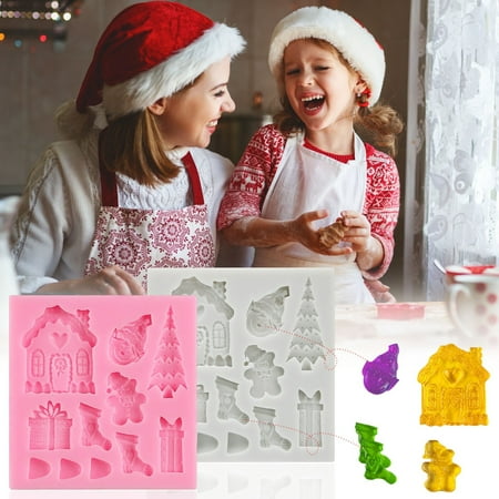 Loopsun Christmas Decorations Christmas Cake 3D Silicone Stencils Christmas Tree House Gift Silicone Sugar Cake Mold for Home Kitchen Centerpieces Decorations Home Decor
Loopsun Christmas Decorations Christmas Cake 3D Silicone Stencils Christmas Tree House Gift Silicone Sugar Cake Mold for Home Kitchen Centerpieces Decorations Home Decor
