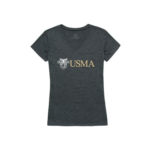 USMA United States Military Academy Army Black Nights Womens Institutional T-Shirt Heather Charcoal