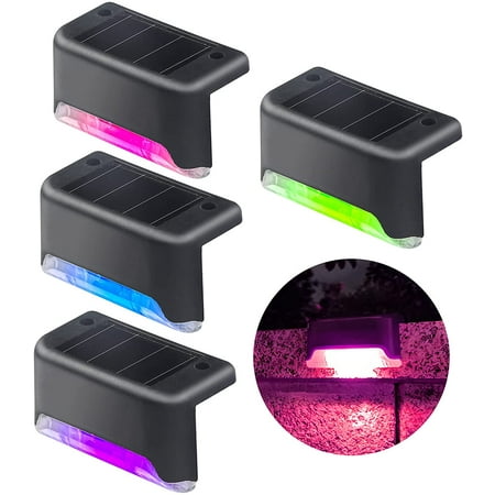 Solar Fence Lights 4 Pack LED Solar Color Sensor Lights Pool Decoration Lights Step Lights Yard Lights
Solar Fence Lights 4 Pack LED Solar Color Sensor Lights Pool Decoration Lights Step Lights Yard Lights