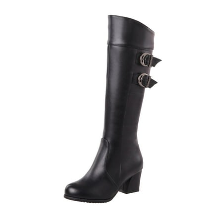 Youmylove Women Knee-High Boots Thermal High Chunky Zipper Thick Shoes Winter Boots Heels Vintage Trendy Breathable Boots Female Shoes
Youmylove Women Knee-High Boots Thermal High Chunky Zipper Thick Shoes Winter Boots Heels Vintage Trendy Breathable Boots Female Shoes