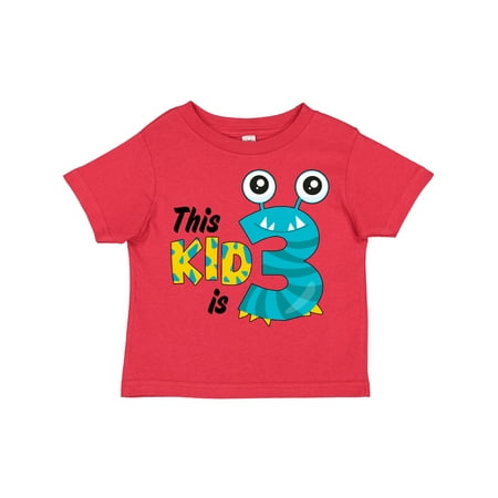 Inktastic This Kid is Three- Monster Third Birthday Gift Toddler Boy or Toddler Girl T-Shirt
Inktastic This Kid is Three- Monster Third Birthday Gift Toddler Boy or Toddler Girl T-Shirt