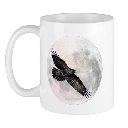 CafePress - Flying Crow Mug - Ceramic Coffee Tea Novelty Mug Cup 11 oz