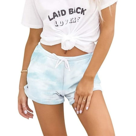 ZUARFY Women Summer Gradient Tie-Dye Print Pajamas Shorts with Pocket Drawstring Waist Loungewear Sport Casual Home Pants
ZUARFY Women Summer Gradient Tie-Dye Print Pajamas Shorts with Pocket Drawstring Waist Loungewear Sport Casual Home Pants