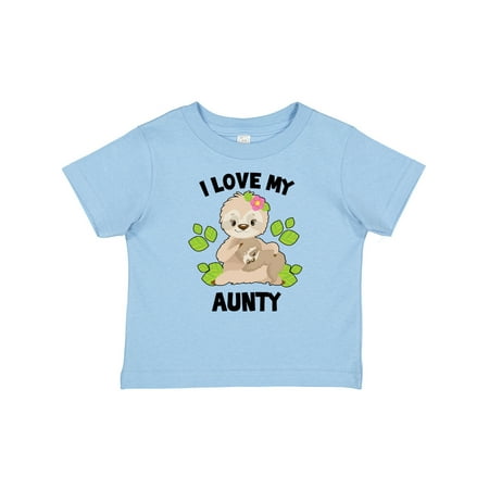 Inktastic Cute Sloth I Love My Aunty with Green Leaves Gift Baby Boy or Baby Girl T-Shirt
Inktastic Cute Sloth I Love My Aunty with Green Leaves Gift Baby Boy or Baby Girl T-Shirt