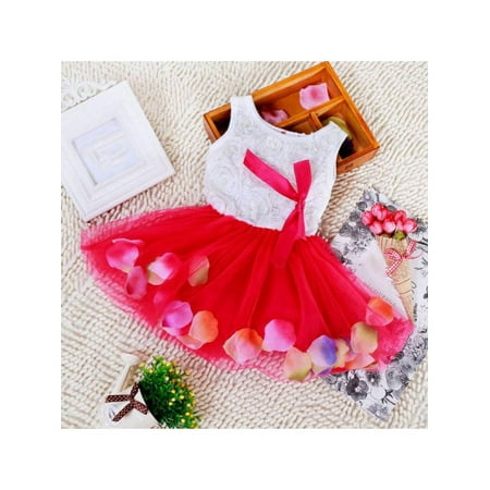 VICOODA Baby Girls Summer Flower Lace Ruffle Princess Party Tutu Dress Bowknot Wedding Skirt
VICOODA Baby Girls Summer Flower Lace Ruffle Princess Party Tutu Dress Bowknot Wedding Skirt