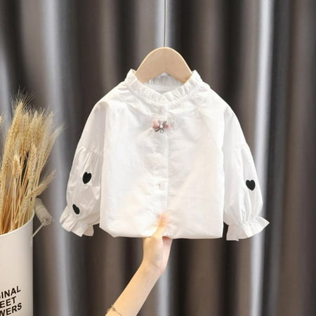 Xinhuaya Baby Girl Shirts Toddlers Long Sleeve Doll Collar Blouse Kids Tops 1-6 Years
Xinhuaya Baby Girl Shirts Toddlers Long Sleeve Doll Collar Blouse Kids Tops 1-6 Years