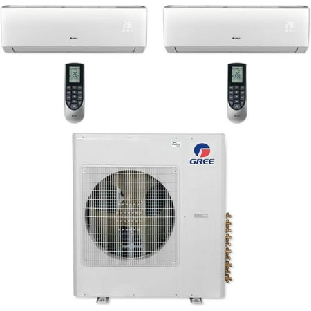 Gree MULTI36CLIV207-36 000 BTU Multi21+ Dual-Zone Wall Mount Mini Split Air Conditioner Heat Pump 208-230V (18-18)
Gree MULTI36CLIV207-36 000 BTU Multi21+ Dual-Zone Wall Mount Mini Split Air Conditioner Heat Pump 208-230V (18-18)