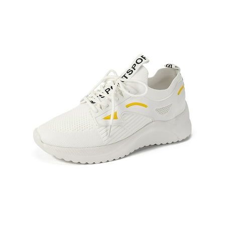 SIMANLAN Womens Athletic Shoes Lace Up Sneakers Sport Running Shoe Women Non-Slip Trainers Ladies Knit Upper White 11
SIMANLAN Womens Athletic Shoes Lace Up Sneakers Sport Running Shoe Women Non-Slip Trainers Ladies Knit Upper White 11