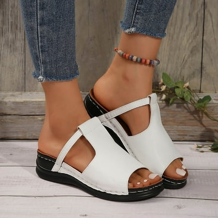 UIX Women s Summer Fashion Open Toe Irregular Upper Sandal Slippers Casual Lightweight Comfortable Outdoor Slippers
UIX Women s Summer Fashion Open Toe Irregular Upper Sandal Slippers Casual Lightweight Comfortable Outdoor Slippers