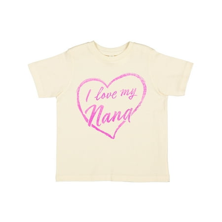 Inktastic I Love My Nana in Pink Chalk Heart Gift Toddler Boy or Toddler Girl T-Shirt
Inktastic I Love My Nana in Pink Chalk Heart Gift Toddler Boy or Toddler Girl T-Shirt