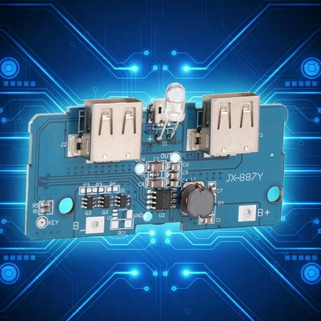 Tebru 2Pcs DC 5V1A/5V2A Boost Module Dual-USB With LED Light For 18650 High Quality
Tebru 2Pcs DC 5V1A/5V2A Boost Module Dual-USB With LED Light For 18650 High Quality