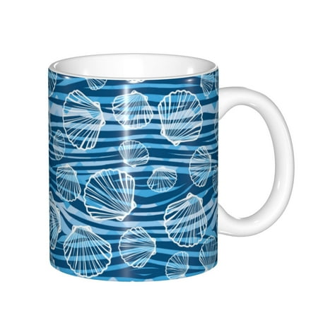 Yiaed Shell Print Ceramics Coffee Large Handle Design Extra Large Tea and Coffee Cup for Office and Home Mugs
Yiaed Shell Print Ceramics Coffee Large Handle Design Extra Large Tea and Coffee Cup for Office and Home Mugs