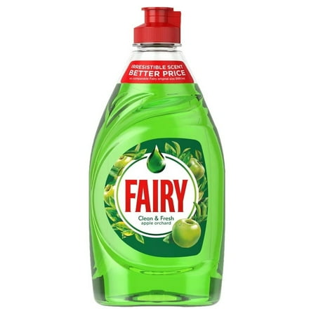 Fairy Clean & Fresh Washing Up Liquid Apple Orchard 383ml (Pack of 2)