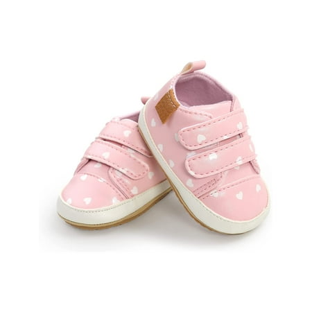 Wassery aby Boys Girls Sneaker Casual Anti-Slip Rubber Sole Lace-up First Walker Shoes