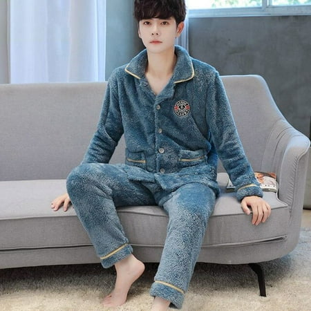 CoCopeaunt Pajamas mens autumn and winter Korean version of thickened velvet mens coral velvet winter warm suit long-sleeved home wear
CoCopeaunt Pajamas mens autumn and winter Korean version of thickened velvet mens coral velvet winter warm suit long-sleeved home wear
