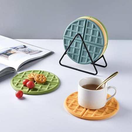 Happyhome Insulation Pad Thick Creative Silicone Waffle Insulation Cup Coaster Pad for Cafe
Happyhome Insulation Pad Thick Creative Silicone Waffle Insulation Cup Coaster Pad for Cafe