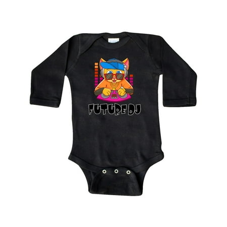 Inktastic Future DJ Deejay Gift Baby Boy or Baby Girl Long Sleeve Bodysuit