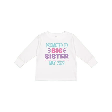 Inktastic Promoted to Big Sister May 2022 Gift Toddler Toddler Girl Long Sleeve T-Shirt
Inktastic Promoted to Big Sister May 2022 Gift Toddler Toddler Girl Long Sleeve T-Shirt