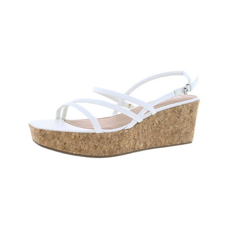 Sun + Stone Womens Bella Suare-Toe Strappy Slingback Sandals
