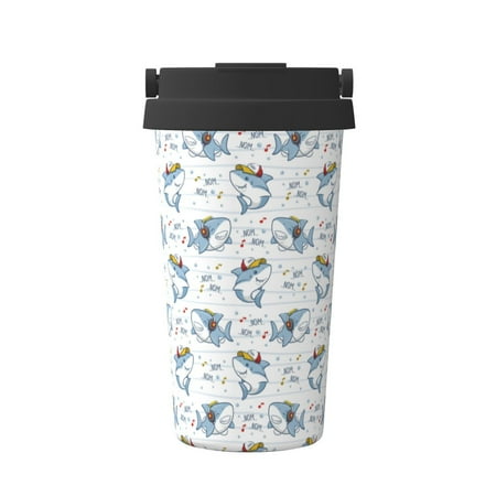 KLL Music Shark Pattern Stainless Steel Vacuum Insulated Tumbler - Carry Insulated Coffee Mug - Reusable Insulated Cold Brew Iced Coffee Cup Thermos
KLL Music Shark Pattern Stainless Steel Vacuum Insulated Tumbler - Carry Insulated Coffee Mug - Reusable Insulated Cold Brew Iced Coffee Cup Thermos