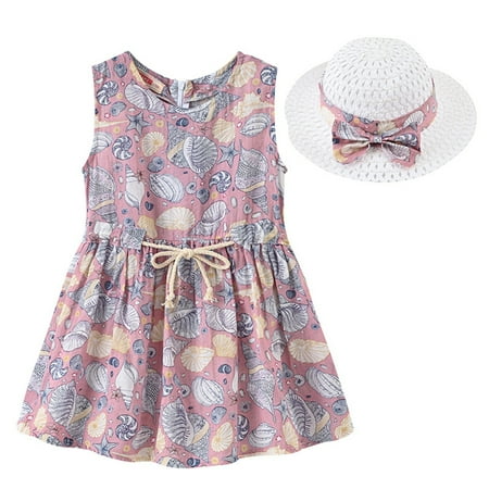 Wiueurtly Kids Toddler Baby Girls Spring Summer Floral Sleeveless Hat Princess Dress Clothing Girl Dresses with Sleeves
Wiueurtly Kids Toddler Baby Girls Spring Summer Floral Sleeveless Hat Princess Dress Clothing Girl Dresses with Sleeves