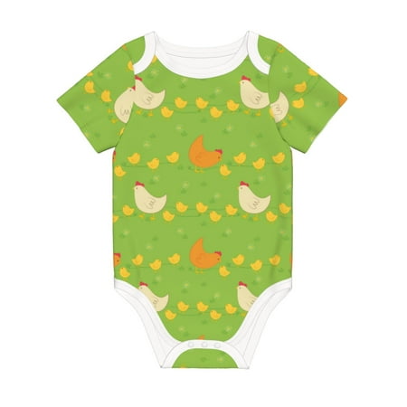 Matuu Funny Chicken for Baby Short-Sleeve Bodysuit Soft Cotton Comfortable and Breathable Perfect for Newborns and Infants
Matuu Funny Chicken for Baby Short-Sleeve Bodysuit Soft Cotton Comfortable and Breathable Perfect for Newborns and Infants