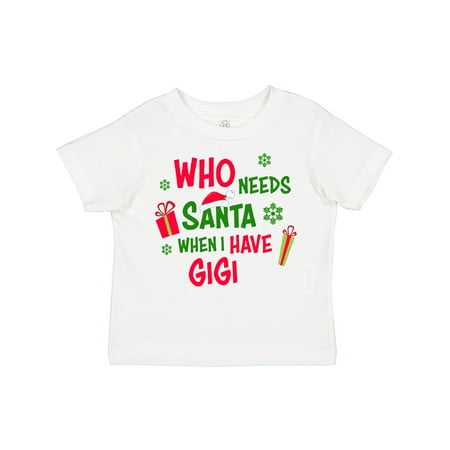 Inktastic Who Needs Santa when I Have GiGi Boys or Girls Toddler T-Shirt
Inktastic Who Needs Santa when I Have GiGi Boys or Girls Toddler T-Shirt