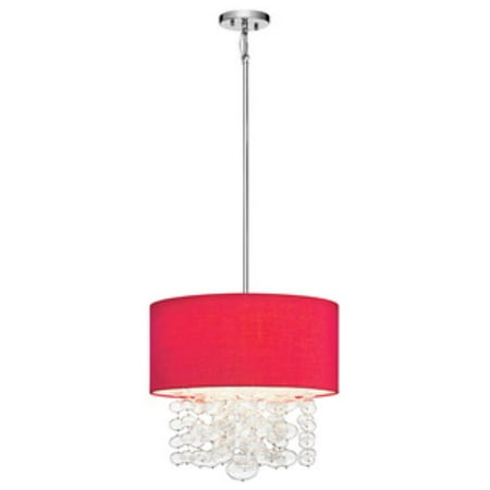 Elan Lighting Piatt - Four Light Oval Pendant Chrome Finish with Clear Blown Glass with Red Hardback Shade
Elan Lighting Piatt - Four Light Oval Pendant Chrome Finish with Clear Blown Glass with Red Hardback Shade