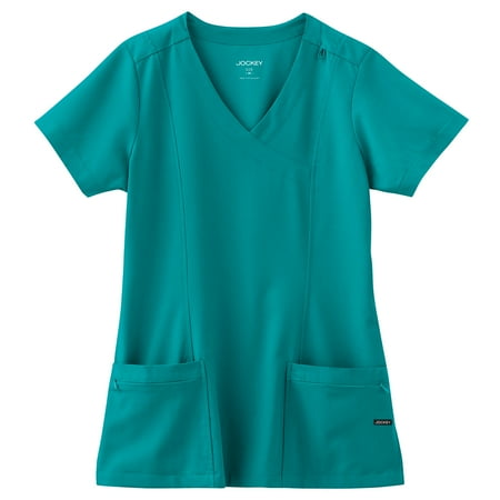 Jockey Womens Mock Wrap Scrub Top| Style 2306