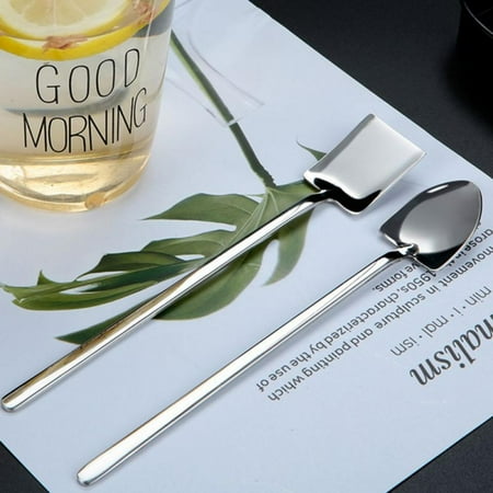 Abcelit 304 Stainless steel Dinnerware Set Creative Retro Industrial Flat Tip Shovel Dessert Long Handle Stirring Ice Spoon Bar Tools
Abcelit 304 Stainless steel Dinnerware Set Creative Retro Industrial Flat Tip Shovel Dessert Long Handle Stirring Ice Spoon Bar Tools