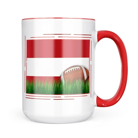 Neonblond Football with Flag Austria Mug gift for Coffee Tea lovers