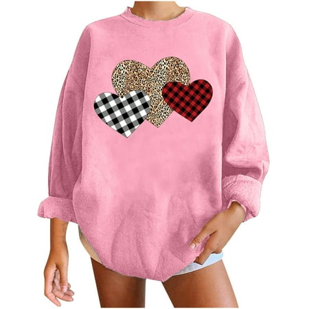 Ziloco Long Sleeve Round-Neck Blouses & Shirts Corset Top Valentine s Day Fashion Women s Casual Long Sleeve Printed Ladies Sweatshirts Tops Ladies Summer Tops
Ziloco Long Sleeve Round-Neck Blouses & Shirts Corset Top Valentine s Day Fashion Women s Casual Long Sleeve Printed Ladies Sweatshirts Tops Ladies Summer Tops