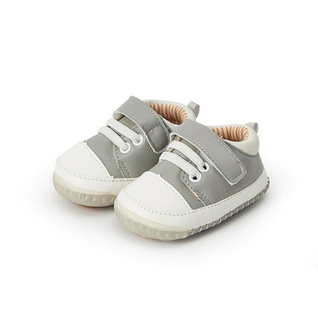 Toyella Toddlers Baby Shoes Spring And Autumn Soft Soled Shoes Grey 11