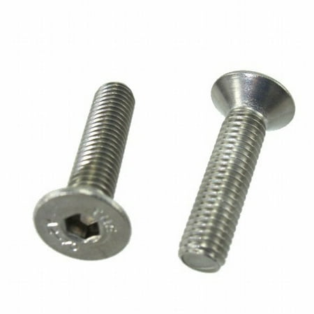 8 mm X 1.25-Pitch X 40 mm Stainless Steel Flat Head Metric Socket Cap Screws (Box of 100)
8 mm X 1.25-Pitch X 40 mm Stainless Steel Flat Head Metric Socket Cap Screws (Box of 100)
