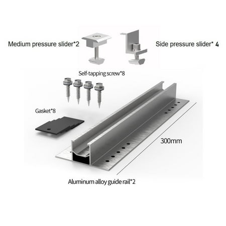 Sufanic Solar Panel Aluminum Bracket Mounting System Color Steel Tile Photovoltaic Rail
Sufanic Solar Panel Aluminum Bracket Mounting System Color Steel Tile Photovoltaic Rail