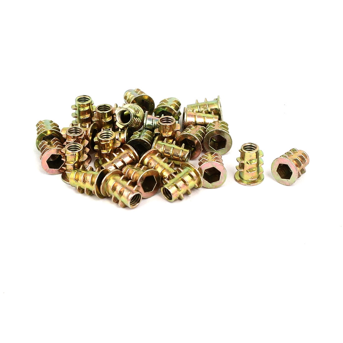 Écrous M10X19mm Tête Plate Rivet Ouverture Insert Terminée Nutserts 50 pcs